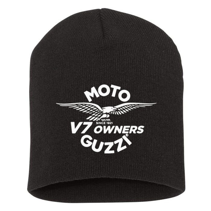 Moto V7 Owners Guzzi Short Acrylic Beanie