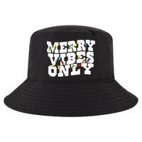 Merry Vibes Only Christmas Light Cool Comfort Performance Bucket Hat