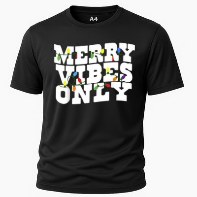 Merry Vibes Only Christmas Light Performance Shirt