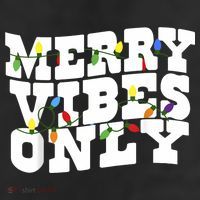 Merry Vibes Only Christmas Light 11oz C Handle Ceramic Mug