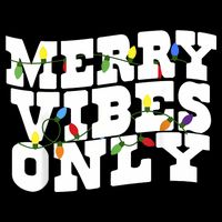 Merry Vibes Only Christmas Light Magnet