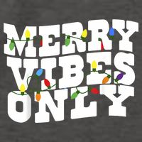 Merry Vibes Only Christmas Light Vector Backpack