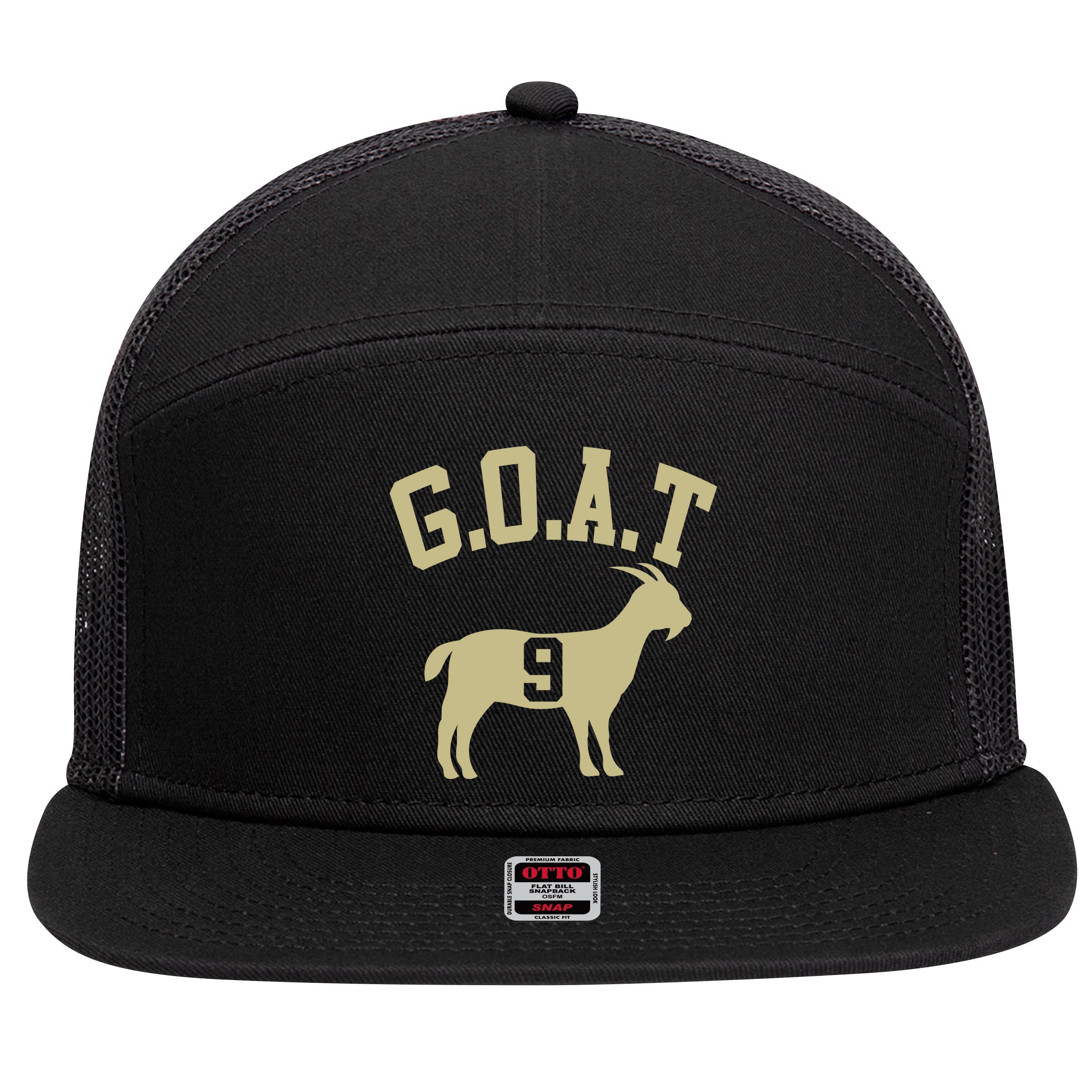  MVP Goat 9 Football  7 Panel Mesh Trucker Snapback Hat