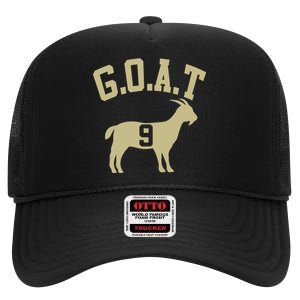  MVP Goat 9 Football  High Crown Mesh Back Trucker Hat