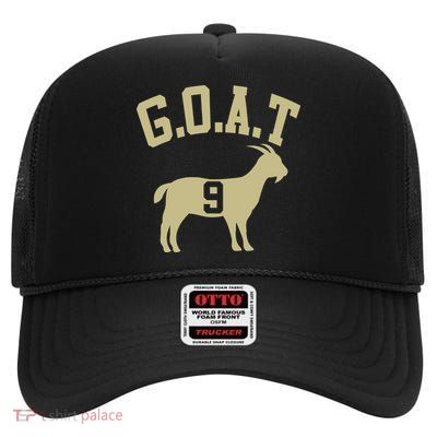  MVP Goat 9 Football  High Crown Mesh Back Trucker Hat