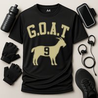  MVP Goat 9 Football  Cooling Performance Crew T-Shirt