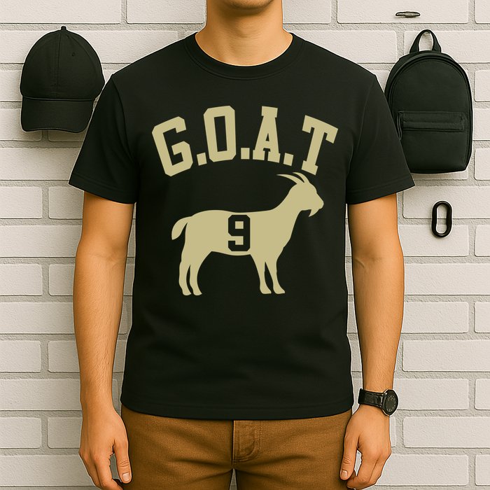 MVP Goat 9 Football  T-Shirt