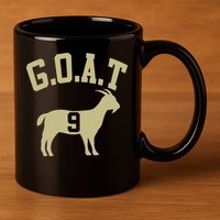 MVP Goat 9 Football  11oz C Handle Ceramic Mug