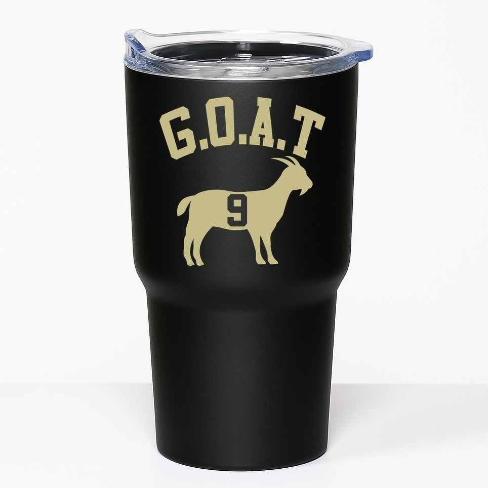  MVP Goat 9 Football  Tumbler