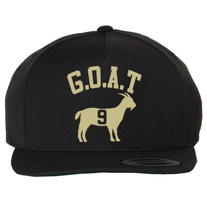  MVP Goat 9 Football  Wool Snapback Cap