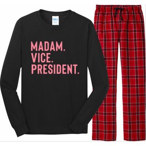 Madam Vice President Great Gift Long Sleeve Pajama Set