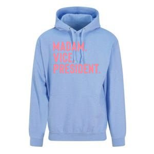 Madam Vice President Great Gift Unisex Surf Hoodie