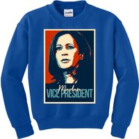 Madam Vice President Gift Kids Sweatshirt