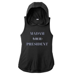 Madam Vice President Ladies PosiCharge Tri-Blend Wicking Draft Hoodie Tank