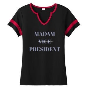 Madam Vice President Ladies Halftime Notch Neck Tee