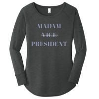 Madam Vice President Women's Perfect Tri Tunic Long Sleeve Shirt