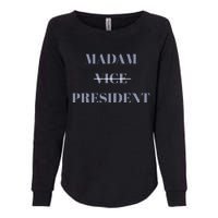 Madam Vice President Womens California Wash Sweatshirt