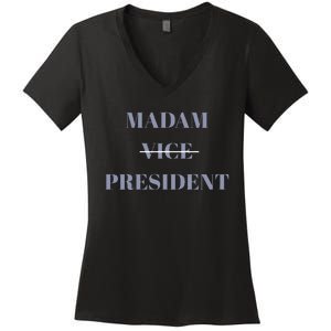 Madam Vice President Women's V-Neck T-Shirt