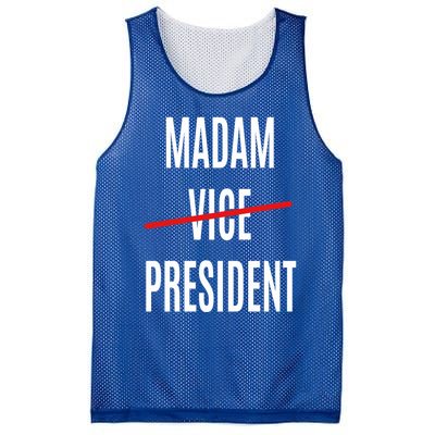 Madam Vice President Turned Madam President Great Gift Mesh Reversible Basketball Jersey Tank