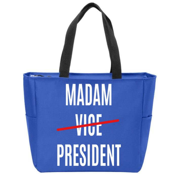 Madam Vice President Turned Madam President Great Gift Zip Tote Bag