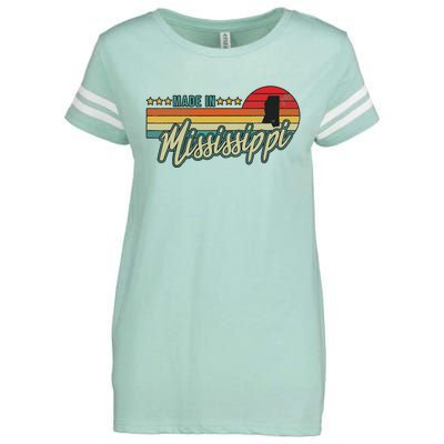 Mississippi Vintage Proud Women Gift Enza Ladies Jersey Football T-Shirt