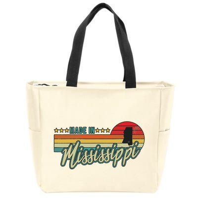 Mississippi Vintage Proud Women Gift Zip Tote Bag