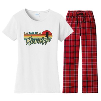 Mississippi Vintage Proud Women Gift Women's Flannel Pajama Set