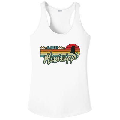 Mississippi Vintage Proud Women Gift Ladies PosiCharge Competitor Racerback Tank