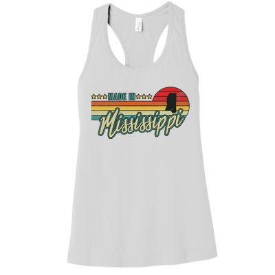 Mississippi Vintage Proud Women Gift Women's Racerback Tank