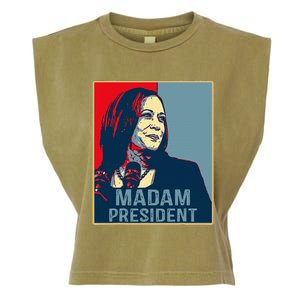 Madam Vice President Kamala Harris For President 2024 Garment-Dyed Women's Muscle Tee