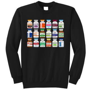 Medication Vial Pharmacist Pharmacy Technician Nursing Sweatshirt