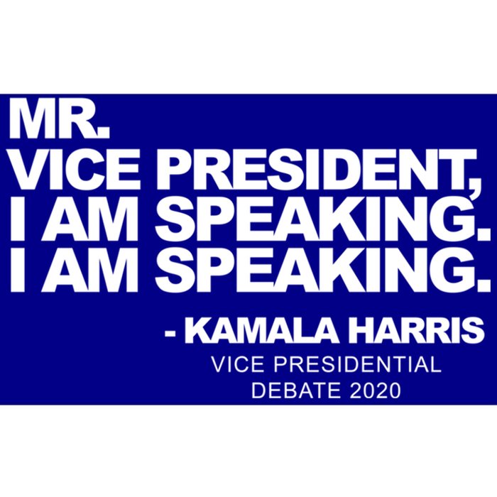 Mr Vice President I Am Speaking Kamal Harris Debate Quote Gift Bumper Sticker