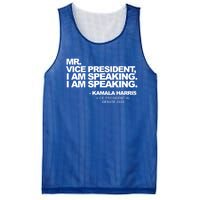 Mr Vice President I Am Speaking Kamal Harris Debate Quote Gift Mesh Reversible Basketball Jersey Tank