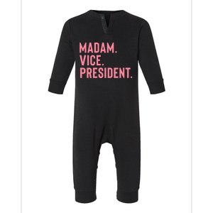 Madam Vice President Gift Infant Fleece One Piece