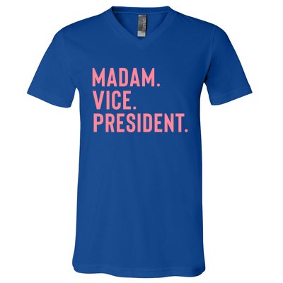 Madam Vice President Gift V-Neck T-Shirt