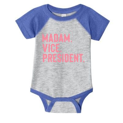 Madam Vice President Gift Infant Baby Jersey Bodysuit