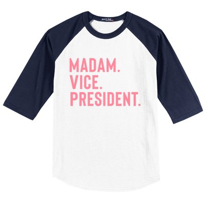 Madam Vice President Gift Baseball Sleeve Shirt