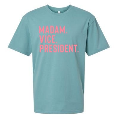 Madam Vice President Gift Sueded Cloud Jersey T-Shirt