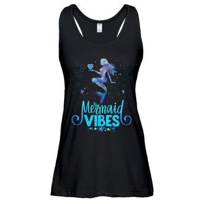 Mermaid Vibes Party Mermaid Tail Matching Family Halloween Ladies Essential Flowy Tank