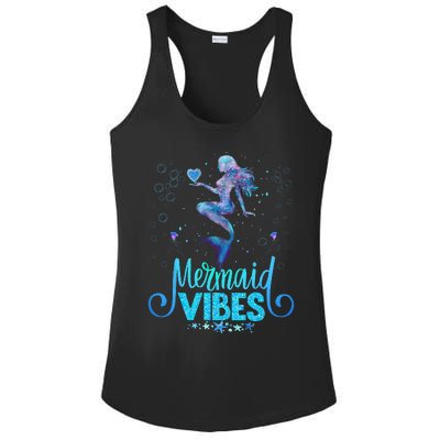 Mermaid Vibes Party Mermaid Tail Matching Family Halloween Ladies PosiCharge Competitor Racerback Tank