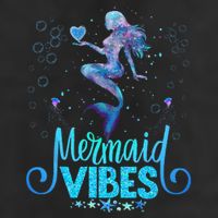 Mermaid Vibes Party Mermaid Tail Matching Family Halloween 25L Jumbo Tote