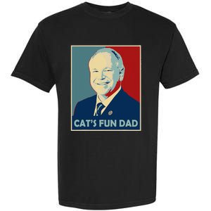 Mr Vice President Of America 2024 Tim Walz CatS Fun Dad Garment-Dyed Heavyweight T-Shirt