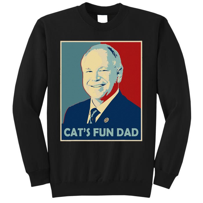 Mr Vice President Of America 2024 Tim Walz CatS Fun Dad Sweatshirt