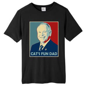 Mr Vice President Of America 2024 Tim Walz CatS Fun Dad Tall Fusion ChromaSoft Performance T-Shirt