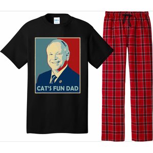 Mr Vice President Of America 2024 Tim Walz CatS Fun Dad Pajama Set