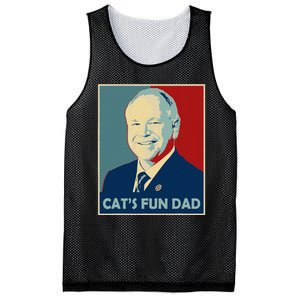 Mr Vice President Of America 2024 Tim Walz CatS Fun Dad Mesh Reversible Basketball Jersey Tank