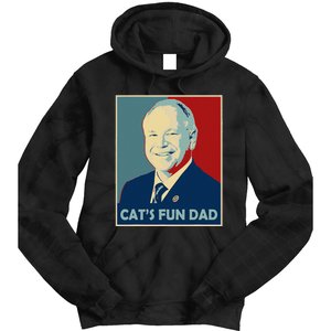 Mr Vice President Of America 2024 Tim Walz CatS Fun Dad Tie Dye Hoodie