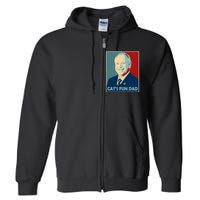 Mr Vice President Of America 2024 Tim Walz CatS Fun Dad Full Zip Hoodie