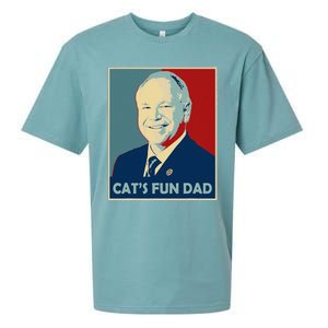 Mr Vice President Of America 2024 Tim Walz CatS Fun Dad Sueded Cloud Jersey T-Shirt