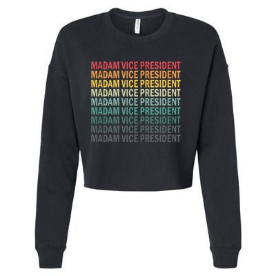 Madam Vice President Kamala Harris Cropped Pullover Crew